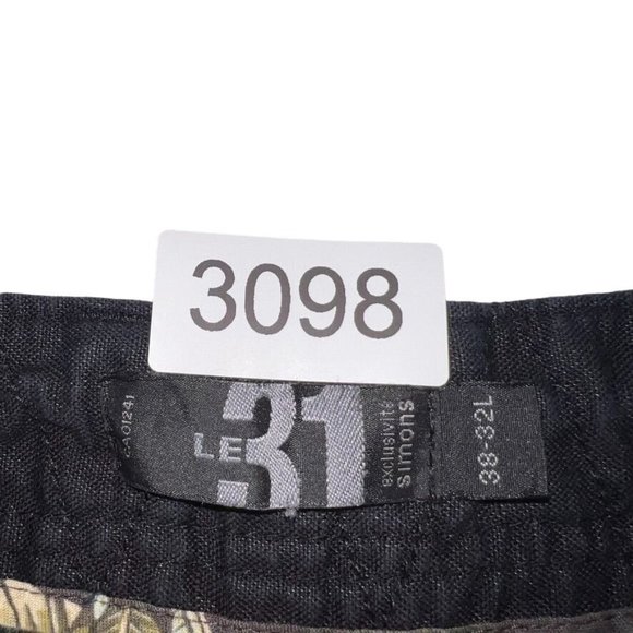 LE 31 By Simons Coupe Sydney Fit Comfort-waist Cotton and Linen Mens Pant 38-32L - Picture 3 of 12